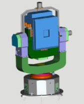 品質 RS232 RS422 イーサネットインターフェイスとステンレス鋼アルミニウム合金構造のカスタマイズされた3軸ジルコンパステストターンテーブル 工場