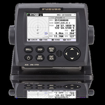 品質 FURUNO FA170のクラス会計情報システムのトランスポンダーのゆとり4.3"カラー ディスプレイの全体的な海上苦脳および安全システム 工場